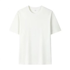 Summer 100% Pure Cotton Men’s and Women’s Casual Sports Loose Soft Short-sleeved