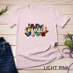 Kamala Harris Vintage Floral Feminine First Female President Unisex T-shirt