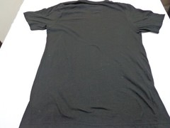 Eddie Bauer Mens Solid Black T Shirt Size Large FITS TIGHT FLAWS