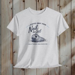 Neil the Seal Shirt Funny Coastal Animal Graphic Tee Gift for Seal Lovers