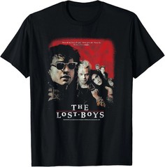 The Lost Boys Distressed Movie Poster 80’s Vampire Horror T-Shirt