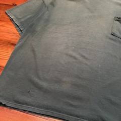 Vintage Gradient Sun Faded Pocket T-Shirt Men’s Size XL Green WIP Work Worn