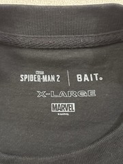 XL BAIT Marvel Spider-Man 2 PS5 Insomniac Games Miles Morales Peter Parker Shirt