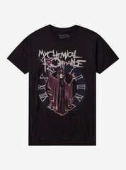 My Chemical Romance Pepe Clock T-Shirt MCR Rock Band Size M RARE