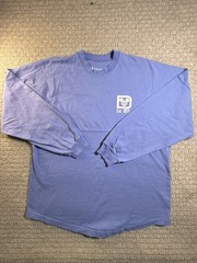 Disney Parks Spirit Jersey Walt Disney World Blue Long Sleeve Shirt Large SKU157