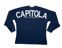Vtg Capitola California Mens Large Spirit Jersey Style Shirt West Trends Tag USA