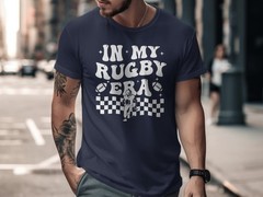 In My Rugby Era T-Shirt Funny Sports Gift for Rugby Fans Players Men Women Tee