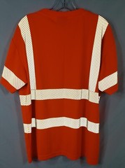 HI VIS Short Sleeve T-Shirt Size Large ANSI/ISEA Class 2 Hi-Reflective Pre-owned