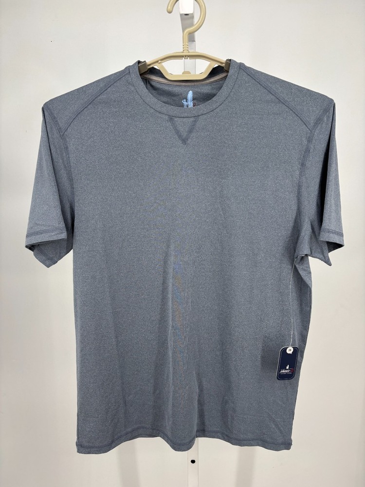 Johnnie-O Runner Featherweight PREP-FORMANCE T-Shirt Mens S Wake Gray NWT