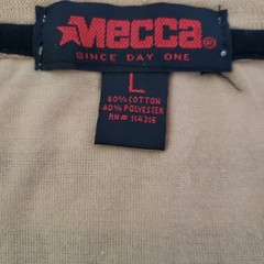 Mecca Mens V Neck T Shirt Striped Colorblock Vintage 90s Y2K Skate Streetwear L