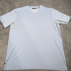 Travis Mathew The Cloud Tee Shirt V Neck Mens XL Maroon Blue Heathered Lot of 2