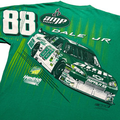 Dale Jr 88 Amp Energy NASCAR Racing T Shirt Green XL 2008 Hendrick Impala SS