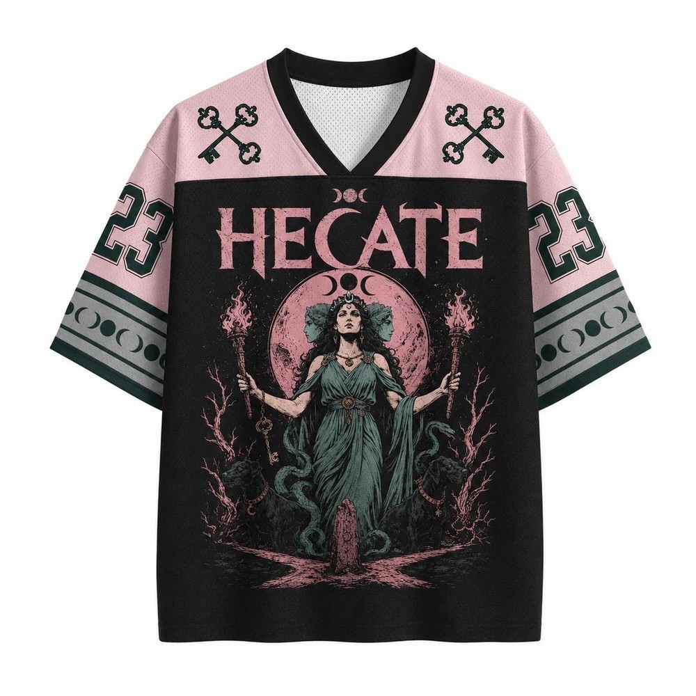 Hecate Graphic Print Jersey Polyester Breathable Quick Dry Comfortable T-Shirt