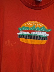Burger King Whopper T Shirt Work Uniform Employee Orange 2020 Size 3XL