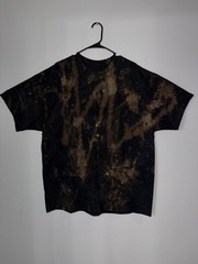Custom Bleach Wash Black T-Shirt