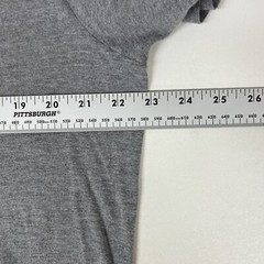 Nike Shirt Mens Large Gray Just Do It Red Swoosh Athletic Gym