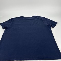 Nautica Mens XL Navy Blue Cotton Short Sleeve Pocket T-Shirt Embroidered Logo