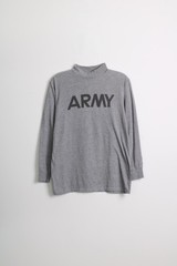 US Army Long Sleeve Training T-shirt Military Shirt Grey Long Sleeves