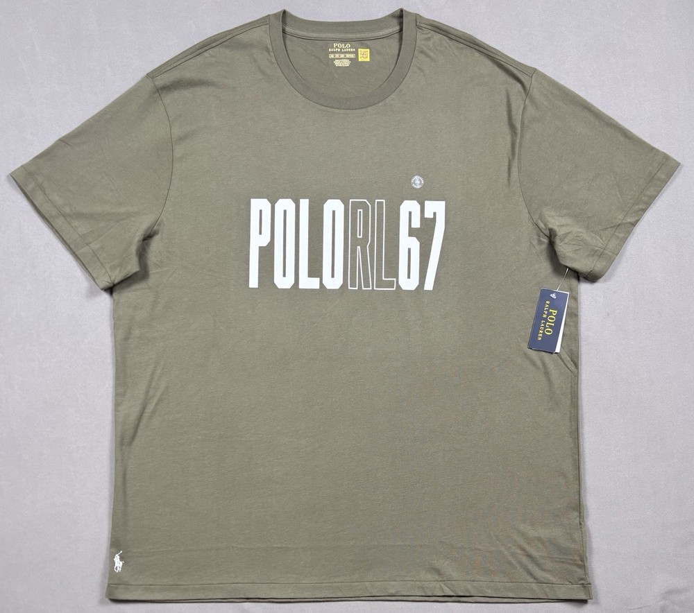 NWT Polo Ralph Lauren M Print Shop Graphic RL67 T-Shirt Men’s Size 2XB-2XLT-3XLT