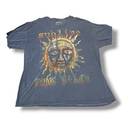 Urban Outfitters Sublime Long Beach Sun Distressed Graphic T-Shirt
