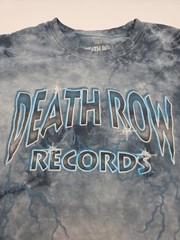 Death Row Records Rap T Shirt Sz Medium Blue Tie Dye Hip Hop Tee.#48062