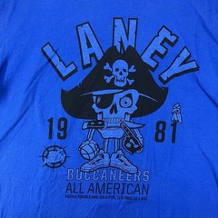Jordan Jumpman T Shirt Mens 2XL Blue Laney Buccaneers Short Sleeve Cotton Faded