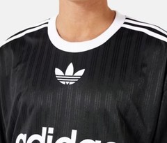 NEW MEN’S ADIDAS ORIGINALS TREFOIL POLY TEE SHIRT ~SIZE MEDIUM #IU2341 BLACK