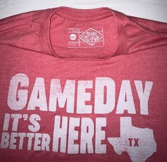 Game Day It’s Better Here TX T-shirt Men’s 2XL , Red
