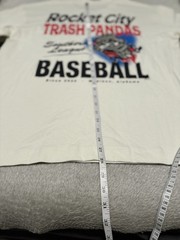 New 47 Rocket City Trash Pandas Men’s Baseball T Shirt Size XL Sandstone