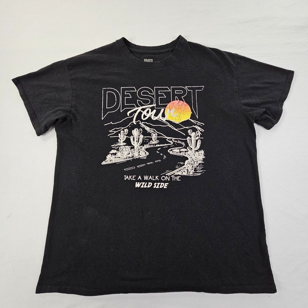 Desert Tour Take a Walk on the Wild Side Black Short Sleeve T-Shirt Men’s XL