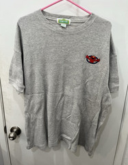 Vintage Sesame Street General Store Elmo Embroidered Waffle Knit Shirt Mens L
