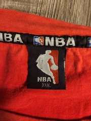 Y2K NBA Basketball Team T Shirt Red XXXL Vintage Bulls Spurs Pacers Lakers 76ers