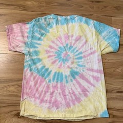 Japanese style Kirby tie-dye video game promo Graphic Tee Size Medium