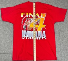 Fruit Of The Loom Vtg Made In USA 1992 Indiana Hoosiers NCAA Final 4 T-Shirt XL