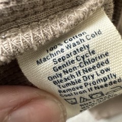 The Normal Brand Waffle Knit Thermal Shirt Mens S Tan Long Sleeve