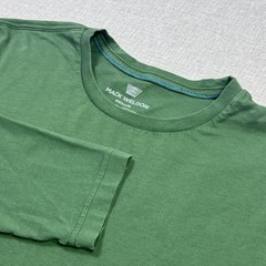 Mack Weldon Long Sleeve T-Shirt Mens Medium Green Tagless Crew Neck Basic Cotton