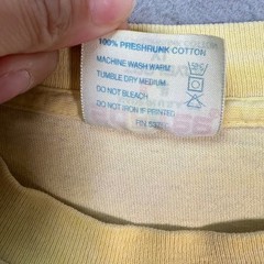 Vintage 90s Tie-Dye Yellow & Purple Graphic T-Shirt XL Soft Tee Made In USA