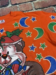 Vintage 90s Trick Or Treat Halloween Bear FREEZE All Over Print T-Shirt Size XL