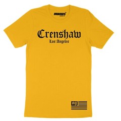 California Crenshaw LA Los Angeles OG Flag Graphic Design Hip Hop Men’s T Shirt