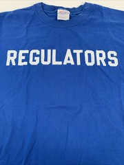 Hanes Heavyweight 50/50 Blue Vtg 90s T-Shirt Adult Large