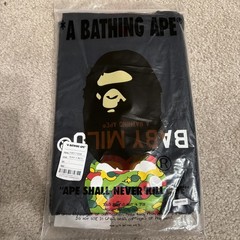 Bape Sta Camo Baby Milo Tee, Mens L, NWT