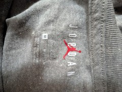 NEW Air Jordan Shirt Mens Medium Gray Jumpman Graphic Short Sleeve T shirt Logo