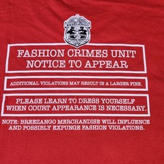 WWE Breezango Men’s T-Shirt Fashion Police Tyler Breeze Fandango Wrestling XL