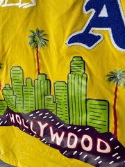 Eternity BC/AD Los Angeles GRAPHIC Embroidered Yellow T-Shirt Kobe Men’s XL