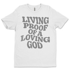 DTF Living Proof/ Custom Unisex Soft Style T-Shirts, Next Level- Cotton