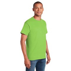 Hanes Men’s Essential-T Cotton T-Shirt Short Sleeve Crewneck Lime 6-Pack S-5XL