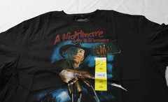 A Nightmare on Elm Street Unisex Adult’s Graphic T-Shirt EJ3 Black Large NWT