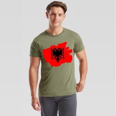 Albania Double Headed Eagle Culture Mens T Shirt National Symbol