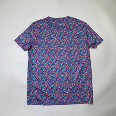 Chubbies Shirt Mens M Medium All Over Printed Tropical Floral Short Sleeve Crew