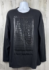Ancient Egyptian Pyramid Pharaoh Glossy Graphic Long-Sleeve T-Shirt XL (23”x31”)